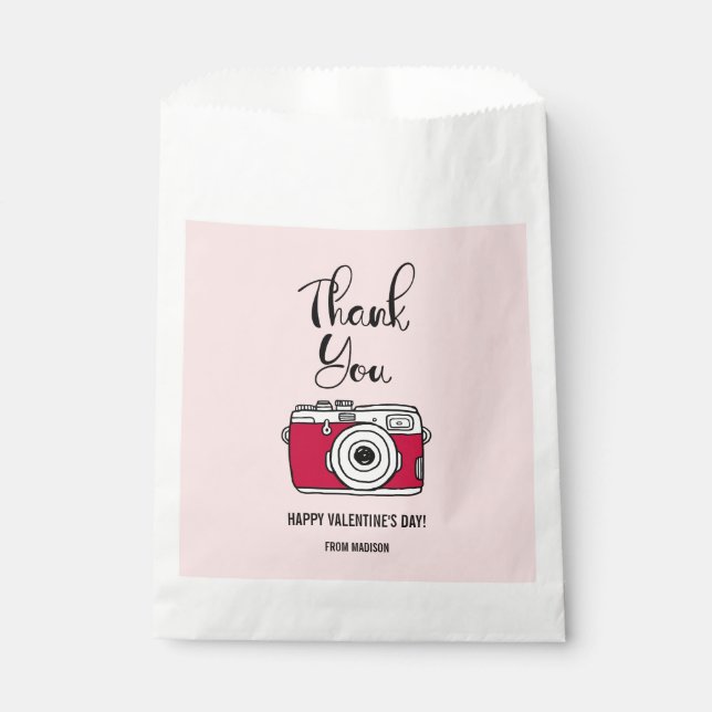Vielen Dank Camera Valentine Gevor Bag Geschenktütchen (Vorderseite)