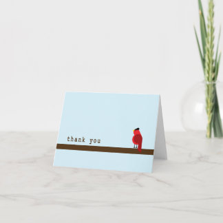 Vielen Dank, Card - Kardinal Dankeskarte