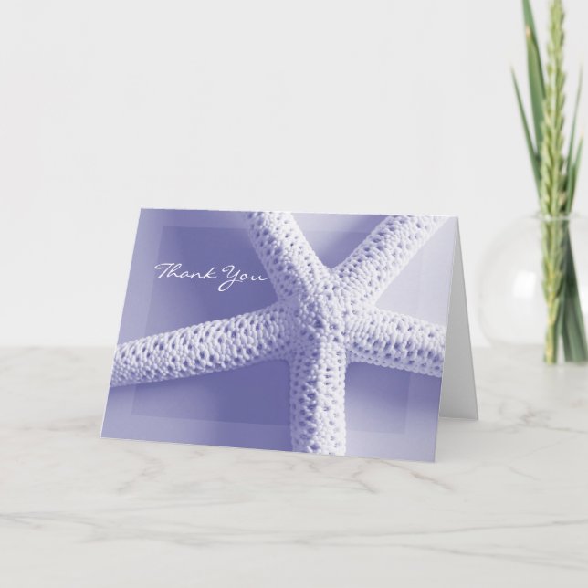 Vielen Dank Cards Beach Theme Dankeskarte (Vorderseite)