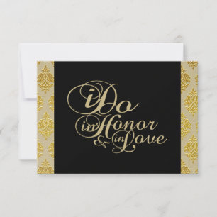 Vielen Dank Champagne Damask Cards Dankeskarte