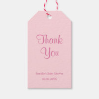 Vielen Dank Chic Blush Pink einfache Vorlage
