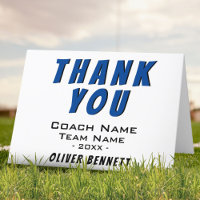 Vielen Dank Coach Card Blue