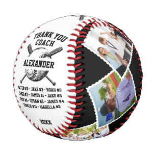 Vielen Dank Coach, Custom 6 Fotos & Teammitglieder Baseball