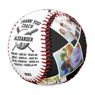 Vielen Dank Coach, Custom 6 Fotos & Teammitglieder Baseball