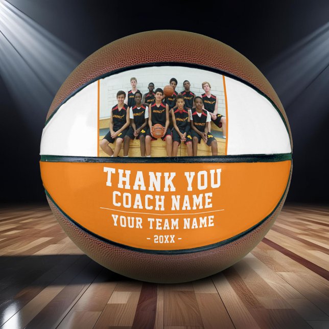 Vielen Dank Coach Orange Team Name und Foto Basketball (Von Creator hochgeladen)