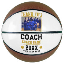 Vielen Dank Coach Sign Team Foto