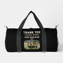 Vielen Dank Coach Team Name Foto Duffle Bag