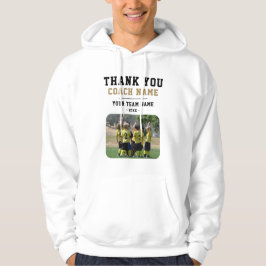 Vielen Dank Coach Team Name Foto Hoodie