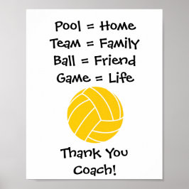 Vielen Dank Coach Wall Art Poster