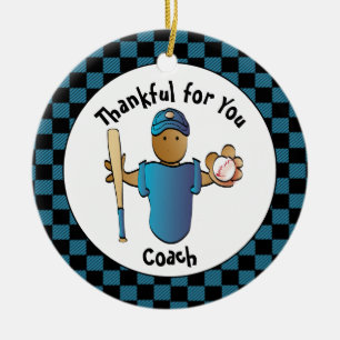 Vielen Dank Coach Weihnachten Gegenwart mit seinem Keramik Ornament