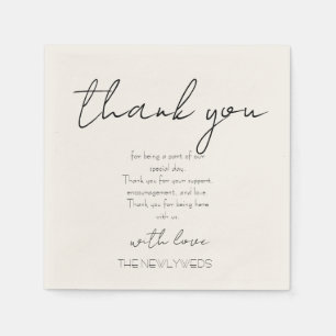 Vielen Dank Cocktail Servietten