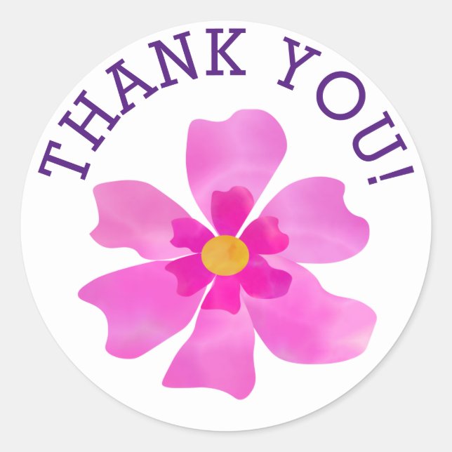 Vielen Dank, CUSTOM Round Stickers (Vorderseite)