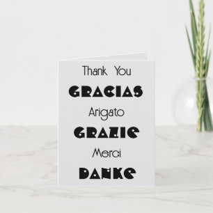 Vielen Dank Dankeschön-Karte Dankeskarte