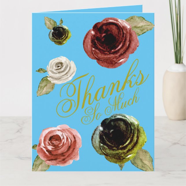 Vielen Dank Dankeskarte (Vorderseite)