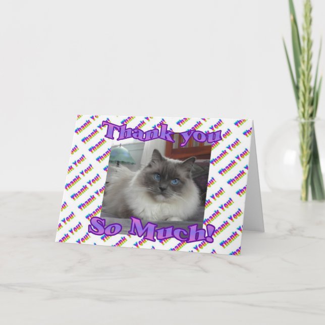 Vielen Dank Dankeskarte (Vorderseite)