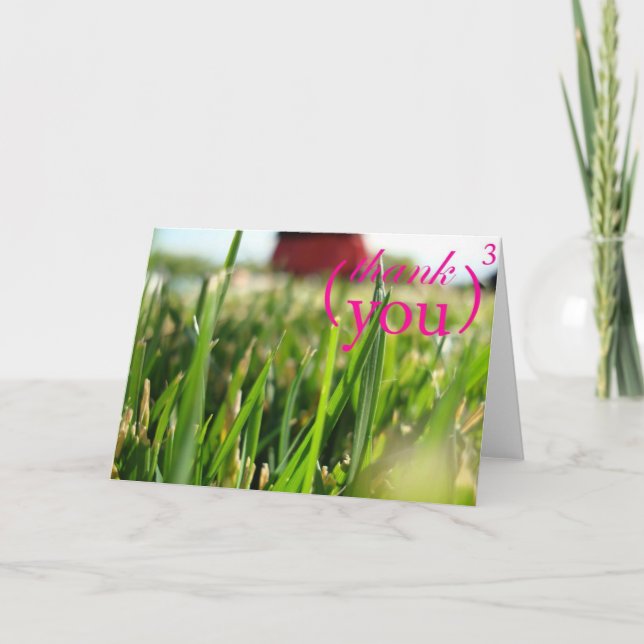 Vielen Dank Dankeskarte (Vorderseite)