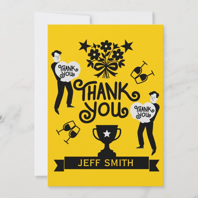 Vielen Dank Dankeskarte (Vorderseite)