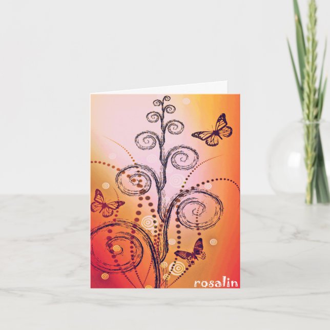 Vielen Dank Dankeskarte (Vorderseite)