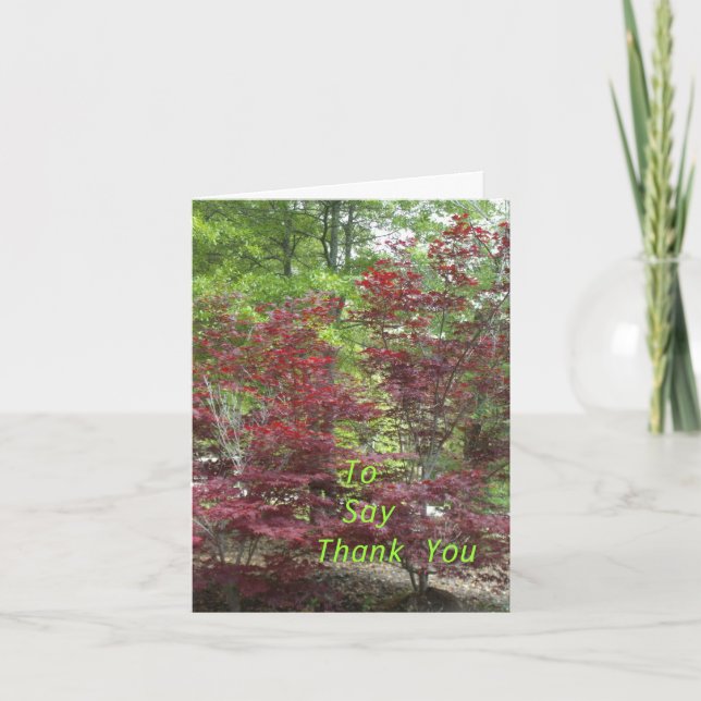 Vielen Dank Dankeskarte (Vorderseite)