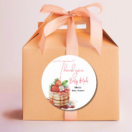 Vielen Dank, dass Sie beeren Runder Aufkleber