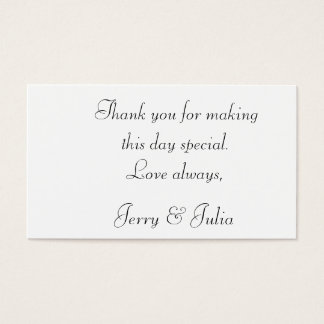 Vielen Dank, dass Sie das 2-seitige Anhänger haben