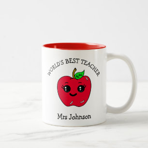 Vielen Dank, dass Sie das beste Geschenk für Lehre Zweifarbige Tasse