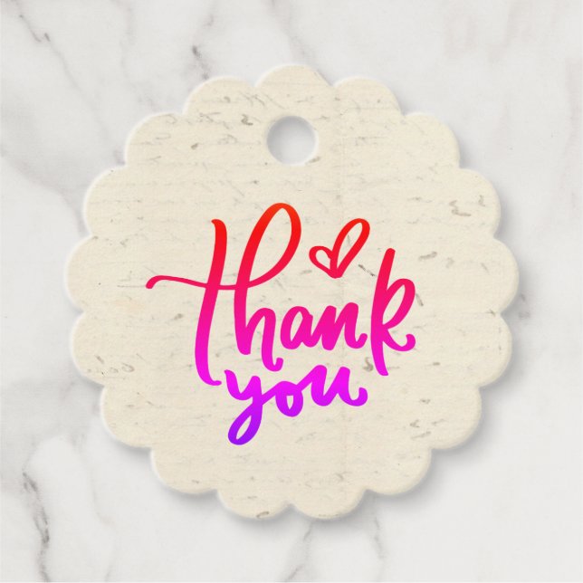 Vielen Dank, dass Sie den Hintergrund des Textdoku Geschenkanhänger (Vorderseite)