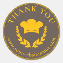 Vielen Dank, dass Sie die Bäckerei Label Aufkleber