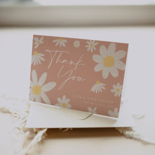 Vielen Dank, dass Sie die Karte blau pink Daisy