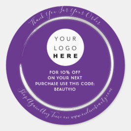 Vielen Dank, dass Sie die Option "Benutzerdefinier Runder Aufkleber