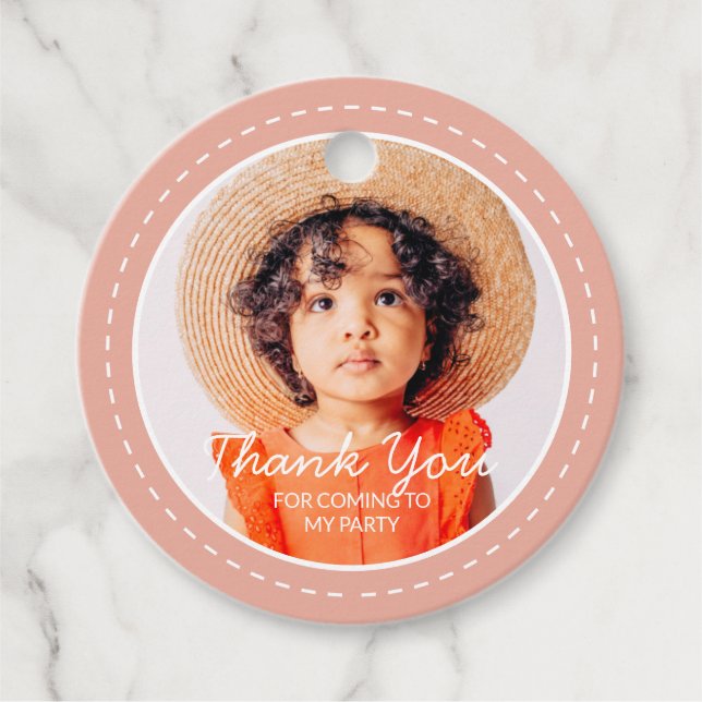 Vielen Dank, dass Sie ein modernes, voreingestellt Geschenkanhänger (Vorderseite)