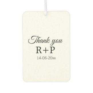 Vielen Dank, dass Sie ein paar Namen Anfangsbuchst Autolufterfrischer