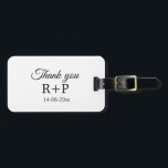 Vielen Dank, dass Sie ein paar Namen Anfangsbuchst Gepäckanhänger<br><div class="desc">Für Liebhaber wie uns</div>