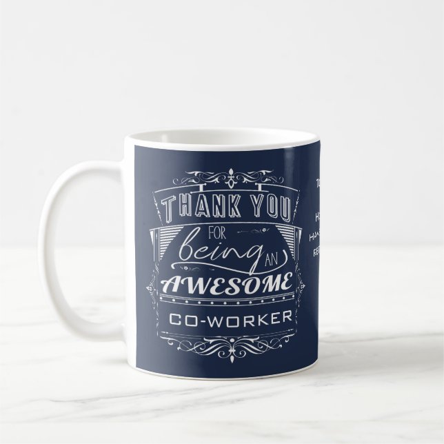 Vielen Dank, dass Sie ein Phantastischer Mitarbeit Kaffeetasse (Links)
