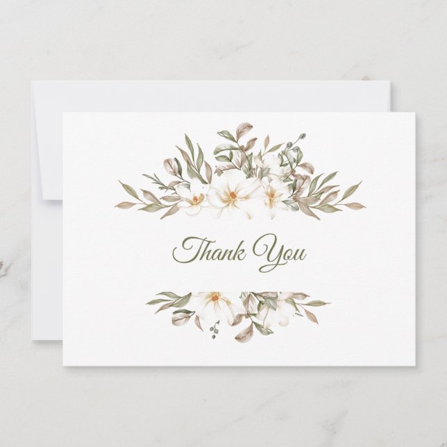 Vielen Dank, dass Sie eine flache Karte haben (Vorderseite)