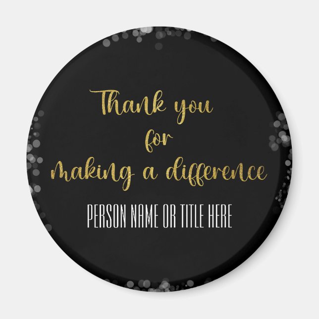 Vielen Dank, dass Sie etwas bewegen Magnet (Vorne)