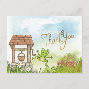Vielen Dank, dass Sie Frog Postcard Postkarte