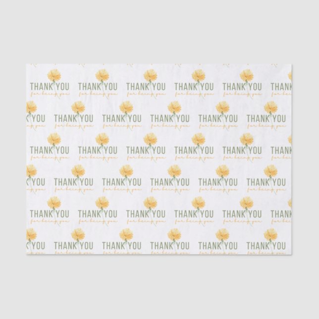 Vielen Dank, dass Sie Ihr Testpapier sind Seidenpapier (Vorderseite)