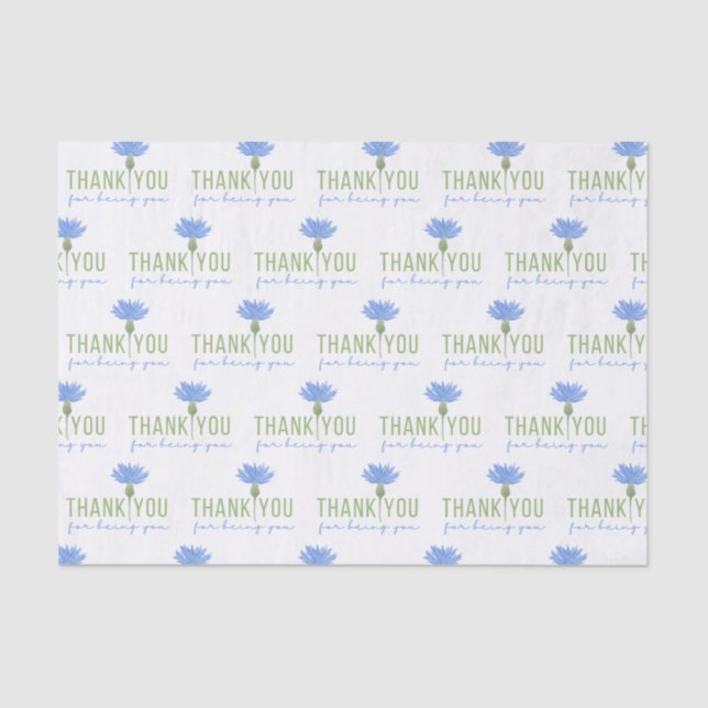 Vielen Dank, dass Sie Ihr Testpapier sind Seidenpapier (Vorderseite)