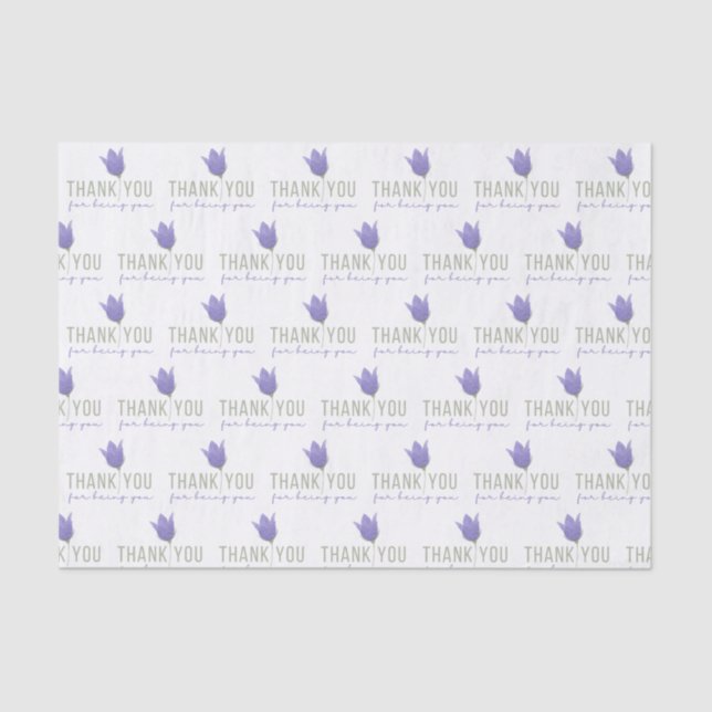 Vielen Dank, dass Sie Ihr Testpapier sind Seidenpapier (Vorderseite)