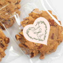 Vielen Dank, dass Sie Kuchen Bäckerei Business Wre Herz-Aufkleber