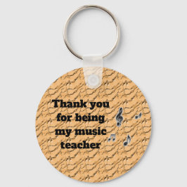 Vielen Dank, dass Sie meine Lehrerin für Musik sin Schlüsselanhänger