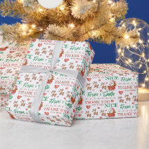 Vielen Dank, dass Sie nett vom Weihnachtswrapping