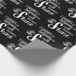 Vielen Dank, dass Sie Papierblätter umblättern Geschenkpapier