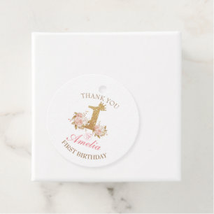 Vielen Dank, dass Sie Pink Gold Crown Princess 1.  Geschenkanhänger