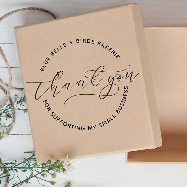 Vielen Dank, dass Sie Script Baked Goods Bakery Bu Permastempel (Von Creator hochgeladen)