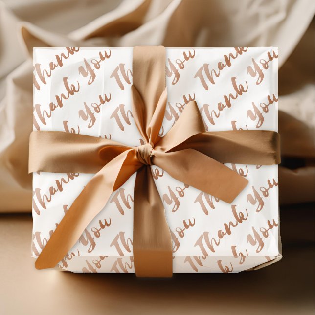 Vielen Dank, dass Sie Script Typografy Tissue Pape Seidenpapier (If you need to wrap a gift to say "thank you" this is the tissue paper just for you)