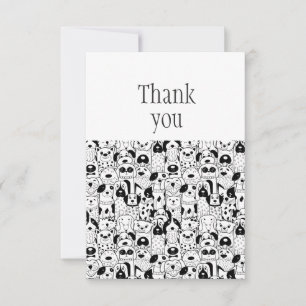 Vielen Dank, dass Sie sich für Spaß beim Hund inte Dankeskarte