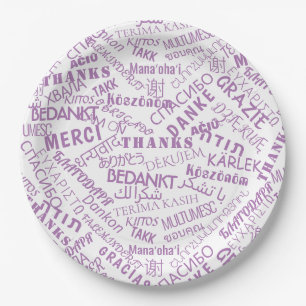 Vielen Dank, dass Sie Text Paper Teller Multi Lang