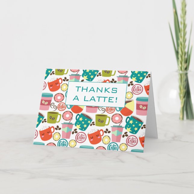 Vielen Dank, dass Sie uns danken Karte (Vorderseite)